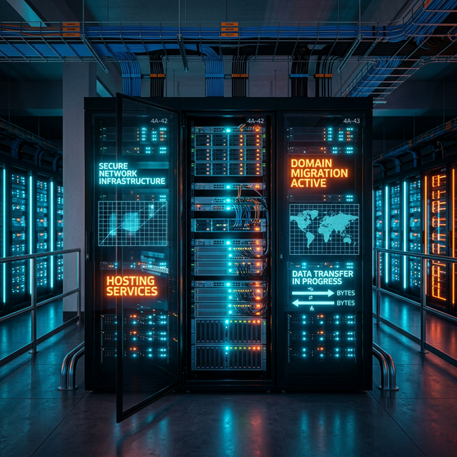 Server networking and data migration